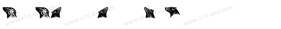 CK Cats & Dogs字体转换